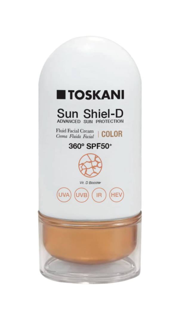 Sun Shiel-D Fluid Facial Cream Color SPF50+